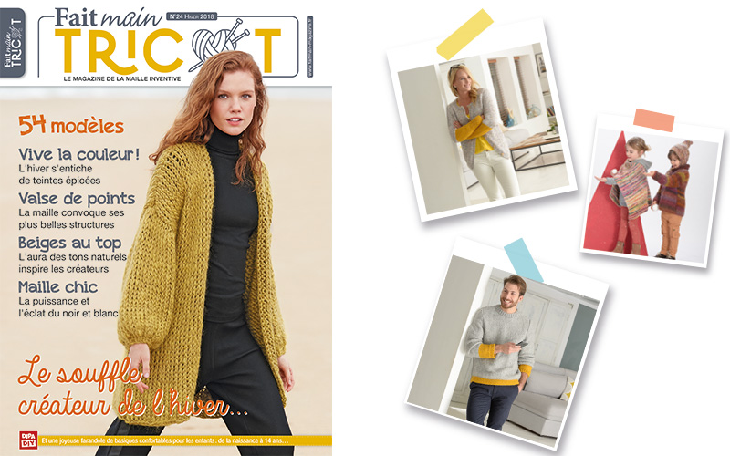 Votre Fait Main Tricot Hiver est là ! Un concentré de pièces exceptionnelles 