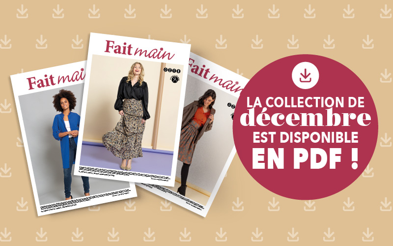 La collection de patrons PDF du mois de décembre 2021 est en ligne !