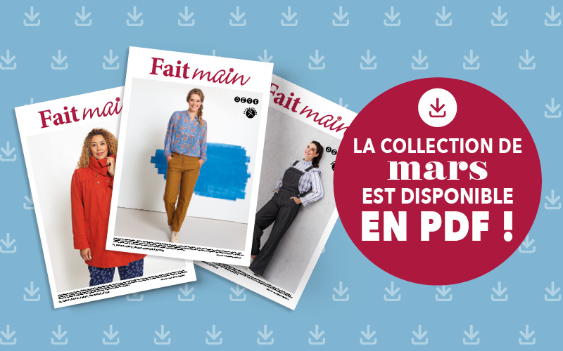 La collection de patrons PDF du mois de mars est en ligne !