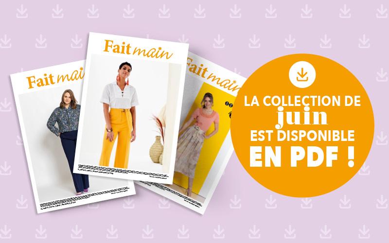 La collection de patrons PDF du mois de juin 2022 est en ligne !