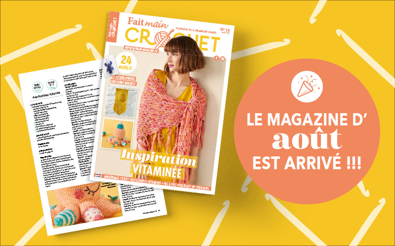 Nouvelle parution : Fait Main Crochet n° 13 – Inspiration vitaminée