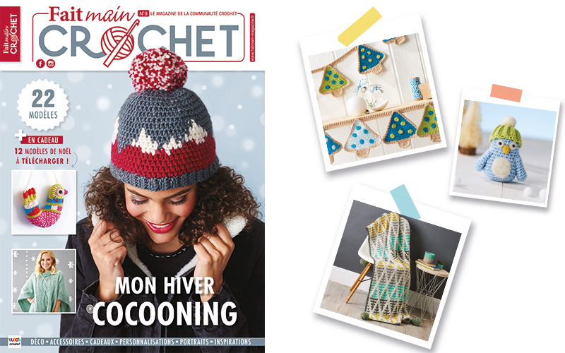 Nouvelle parution : Fait Main Crochet n° 9 – Mon hiver cocooning
