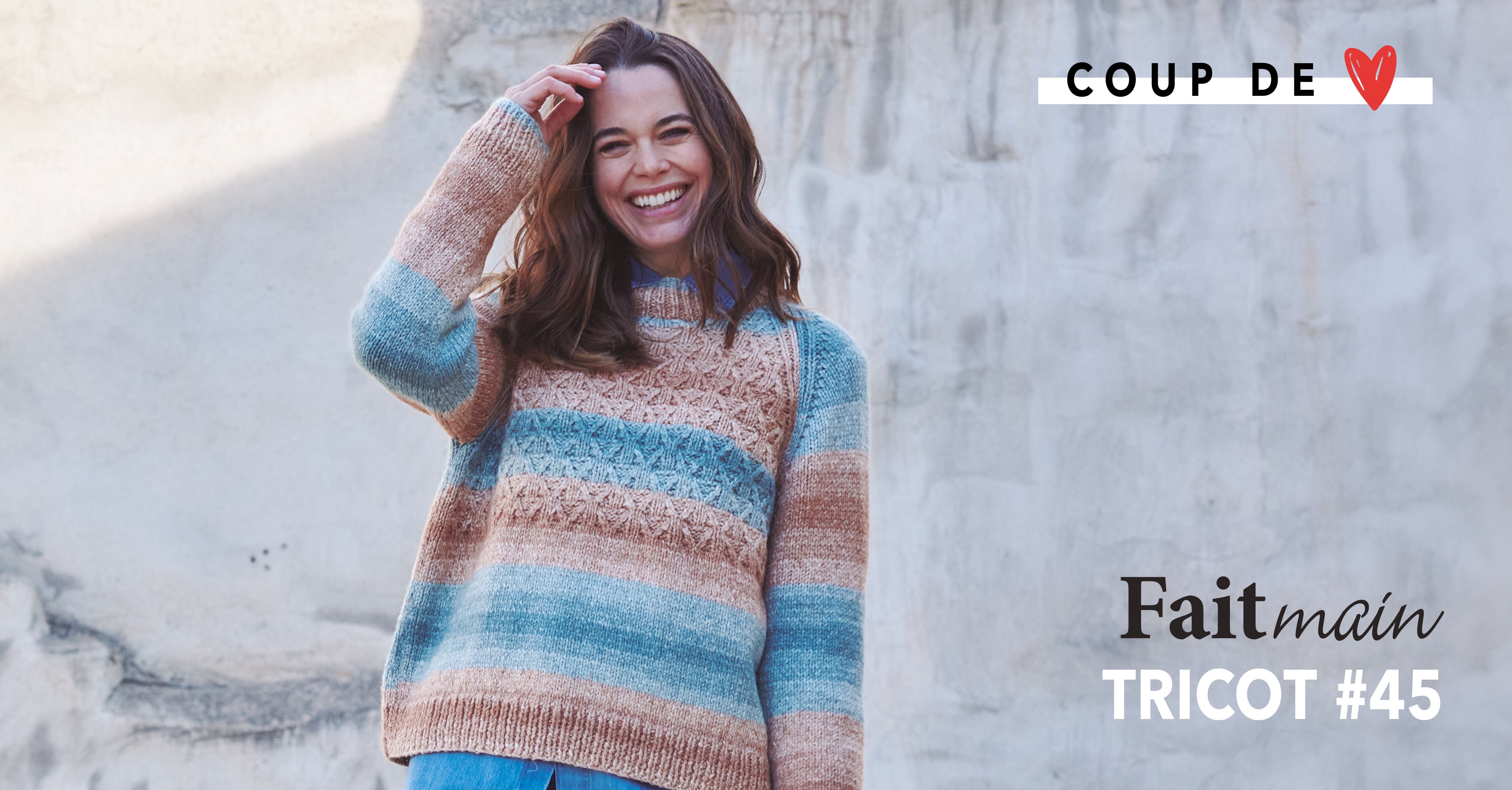  Le modèle coup de cœur de Fait Main Tricot n° 45