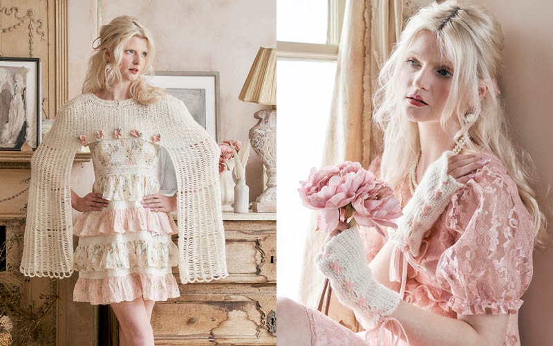 Des accessoires romantiques au crochet