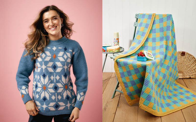 La tendance des motifs g&eacute;om&eacute;triques au crochet
