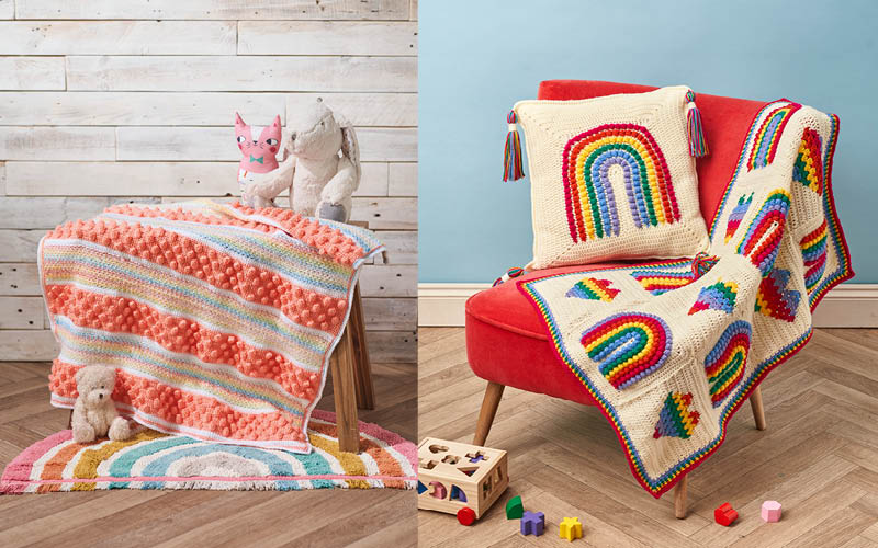 Une d&eacute;co au crochet ludique et sensorielle pour les tout-petits
