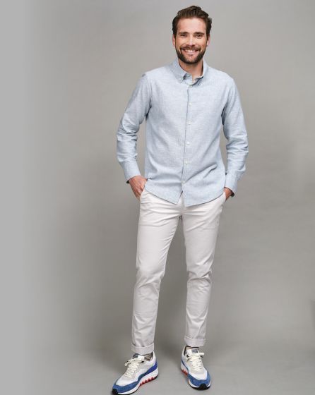 Chemise en lin-coton #01 | Fait Main f&eacute;vrier 2024