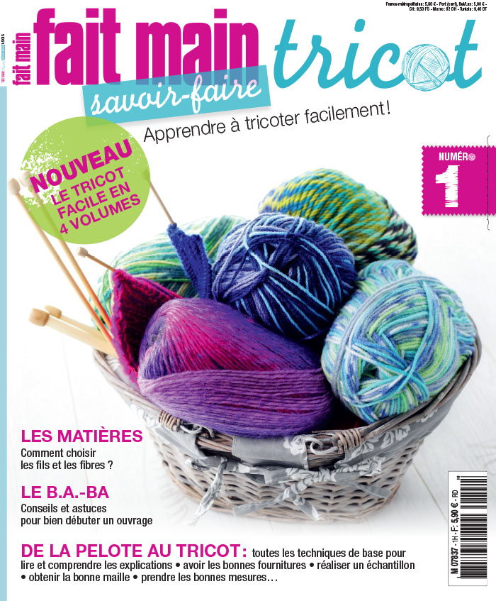 Couverture Savoir-faire tricot n&deg; 1/2015