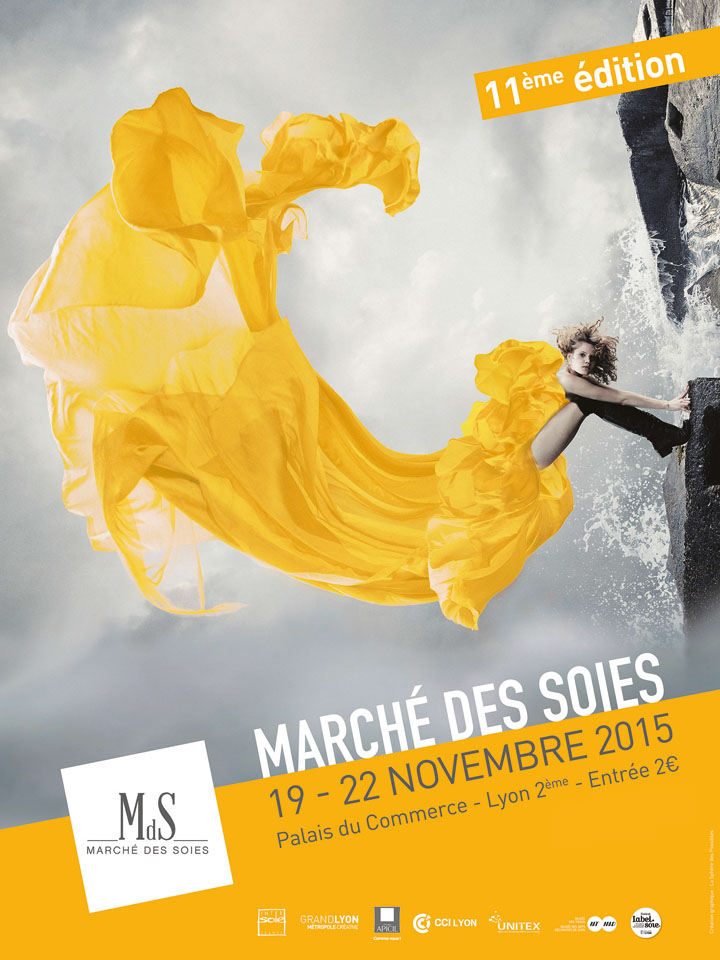 L’affiche du salon Marché des Soies 2015 L’affiche du salon Marché des Soies 2015